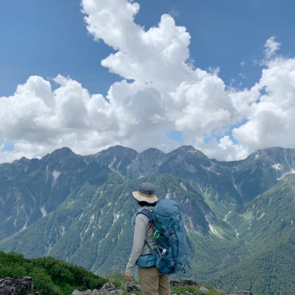 常念岳＝蝶ヶ岳 縦走