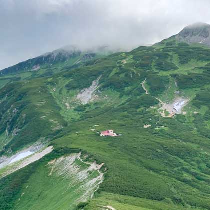 雲ノ平=水晶岳=鷲羽岳=双六岳 縦走